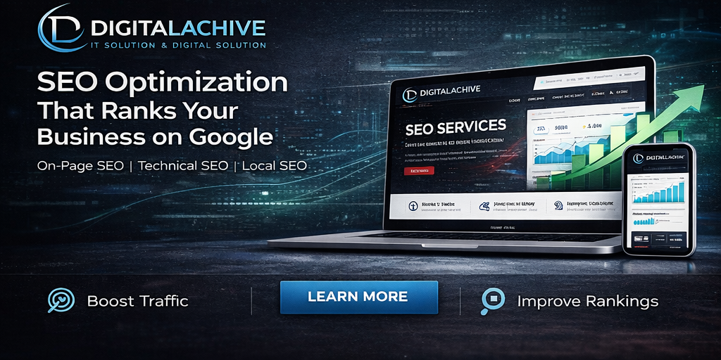 Responsive website design and development services by Digital Achive in Delhi