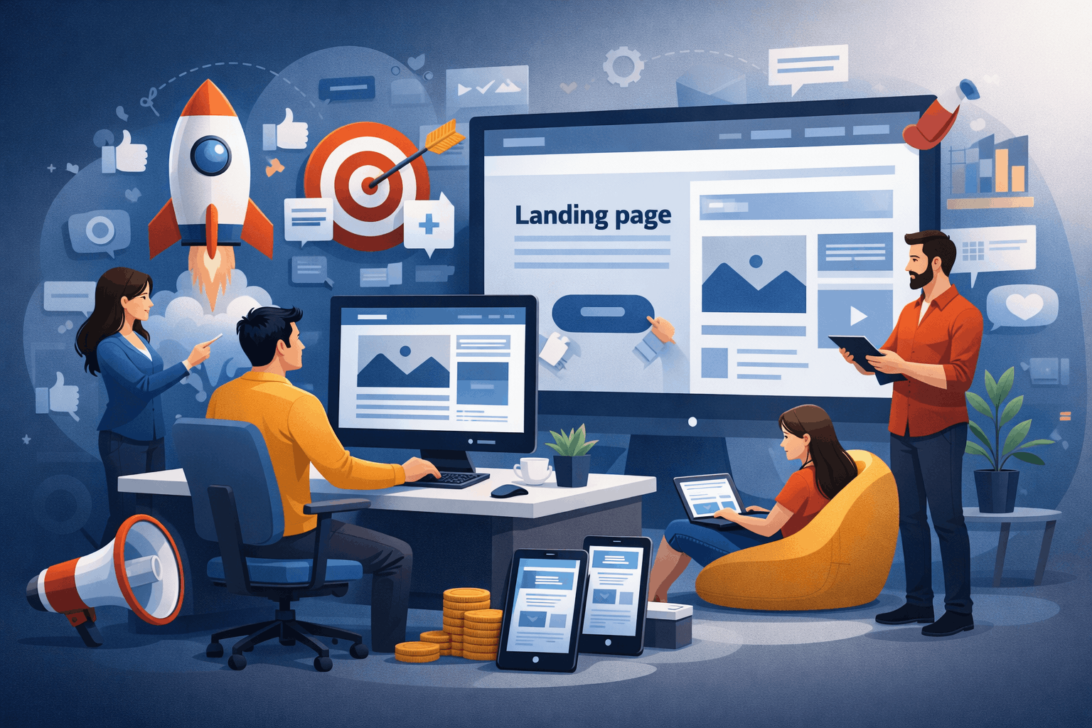 Landing Page Design in Delhi NCR - Digital Achive